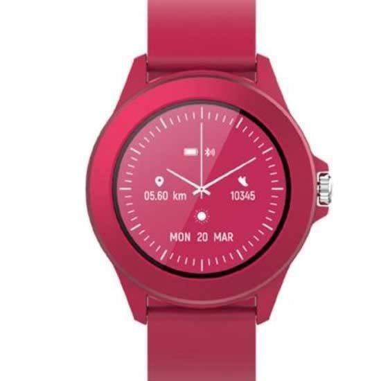FOREVER Colorum Montre Connecte 1,22" Tanche IP68 Pour Homme Et Femme - Unisexe - Rose - Diffrents Modes De Sport Au Choix - Cale