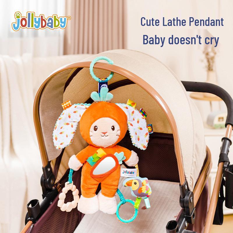 

Hot-Selling Baby Stroller Toy: Rabbit Rattle & Soothing Hanging Mirror