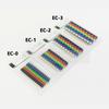 Plastic cable marker label EC-0 Wire Marker Number 0 to 9 Cable Size1.5 sqmm Colored PVC cable markers insulation marker
