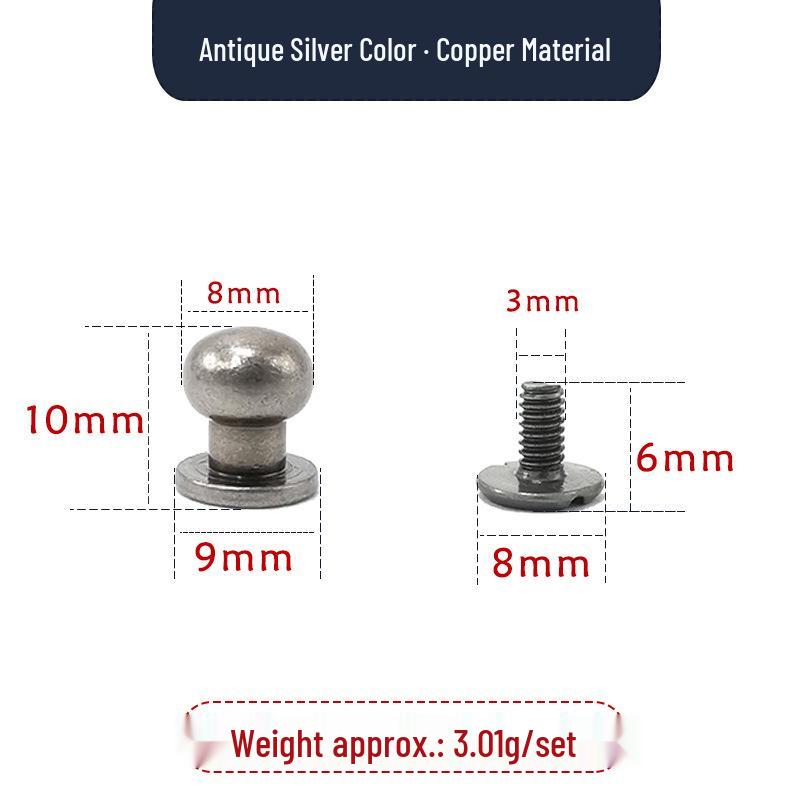 Eco-Friendly Brass Monk Head Accessories: Pacifier Buckle, Car Parts, Phone Cases & Leather Goods