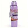 1PC Vintage Western Pistol Text Graphic Print 750ml Portable Sports Water Bottle Leakproof Gym Outdoor Travel Drink Cup