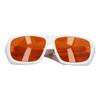 Laser Safety Goggles Plastic Eye Protection Glasses for Fiber Optic Projects 180‑500nm Wavelength White
