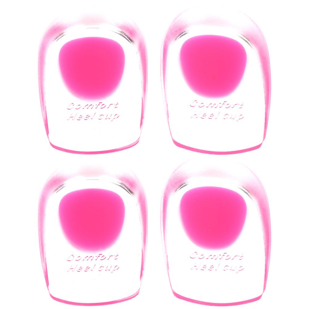 Silicone Gel Heel Cushion Insoles Support Heel Shoe Pad Relieve Foot Pain Protectors Pads
