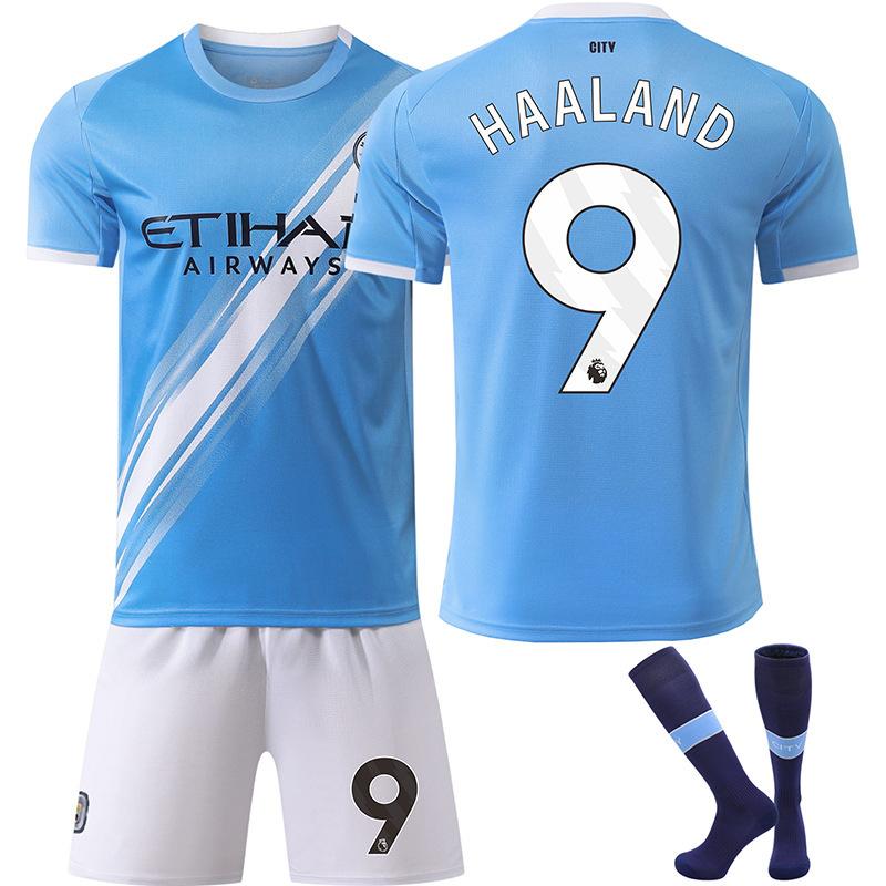 2 Manchester City Jerseys Barcelona Hotspur Miami Messi Riyadro Real Madrid Mbappe Football Jersey