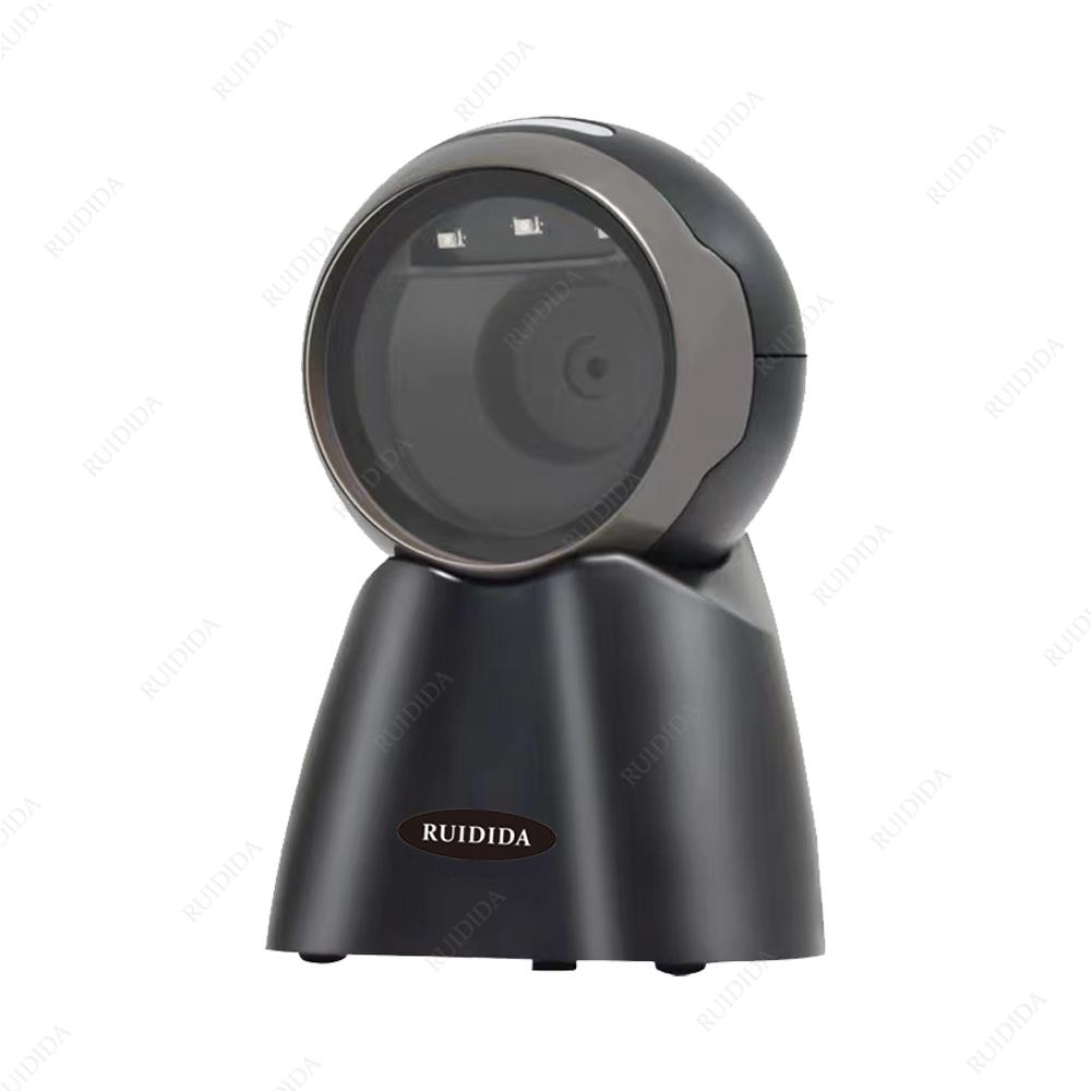 Desktop QR Code Scanner Hands-Free USB Wired Barcode Reader Platform Automatic Scanning Bar Code Scanner 1D 2D Table Bar Reader