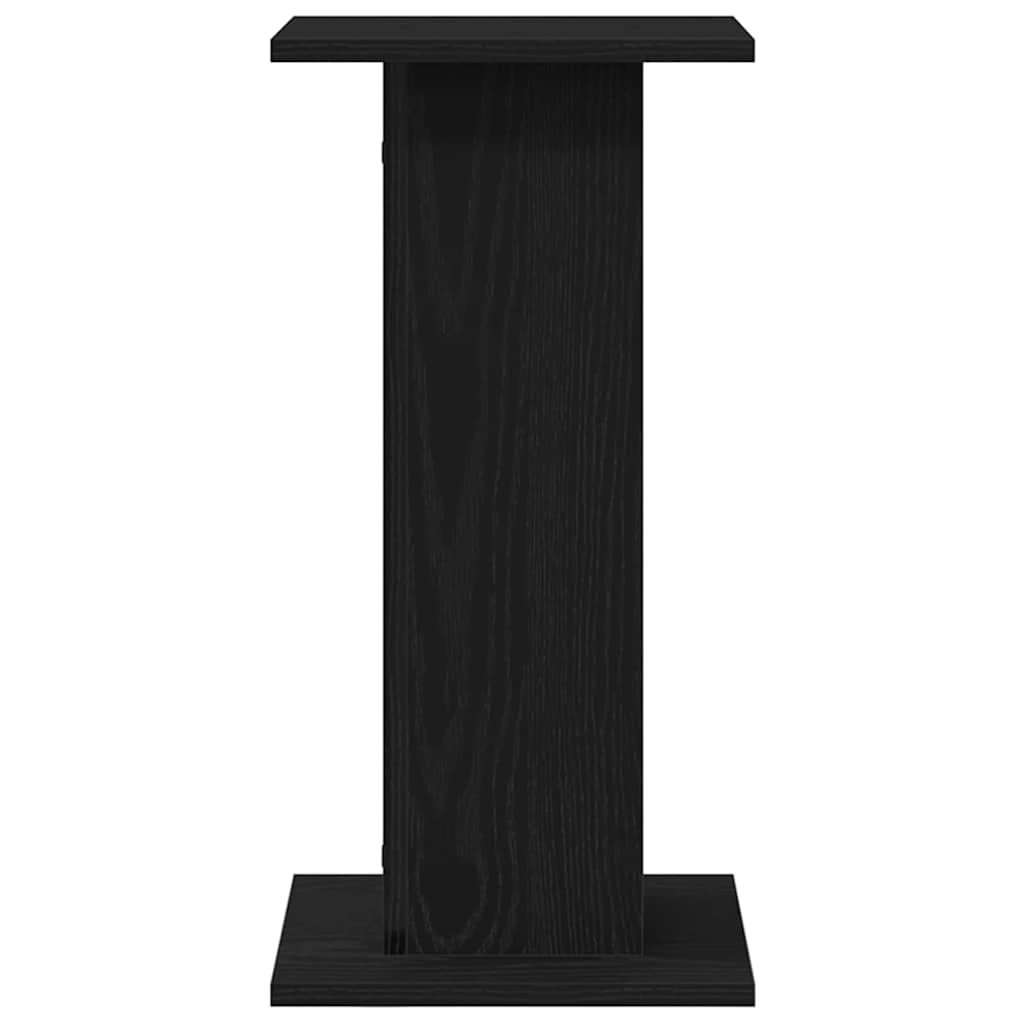 Plant Stand 2 pcs Black Oak look 30 x 30 x 60 cm