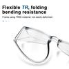 2PCS Anti Pollen Safety Glasses Square Anti Fog Blue Light Blocking Glasses with Side Shields for School Daily Life