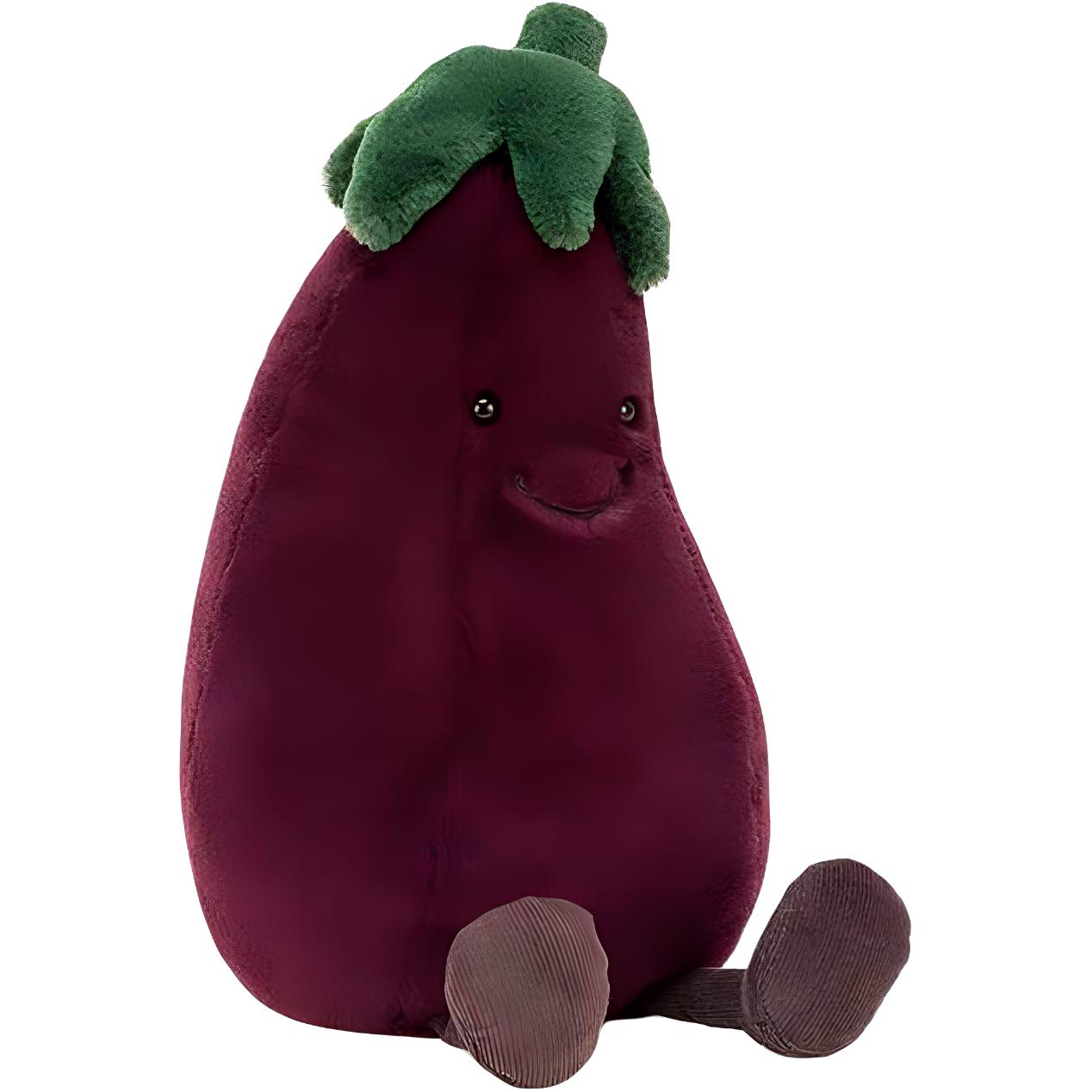 

JELLYCAT Fun Food Series Eggplant Soothing Purple Doll Plush Doll 31cm high