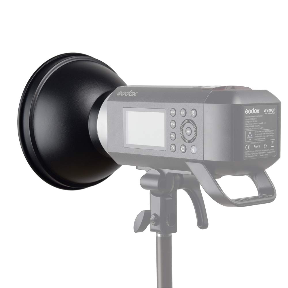 GODOX Standard Reflector Diffuser Lamp Shade Dish for Godox and ML30Bi Flash Strobe Lights 7-inch/18cm AD400PRO, AD300PRO, ML60, ML60BI, ML30, [Used]