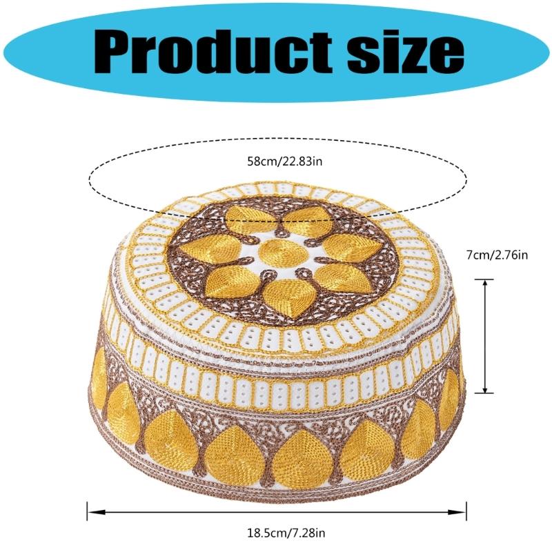 Atmungsaktive Kippa für Männer, Frauen und Kinder Faltbarer jüdischer Hut Geeignet für Synagogengottesdienste und Versammlungen