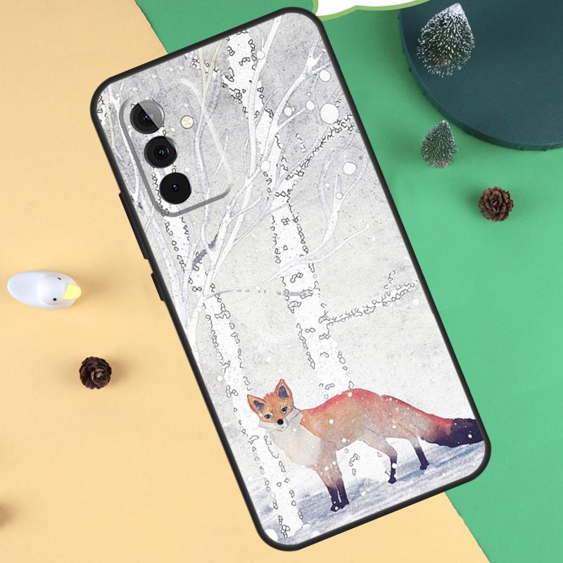 Fox Animal Pattern Case For Samsung Galaxy A32 A52 A12 A14 A34 A54 A51 A71 A15 A25 A35 A55 A53 A33 A13 Cover