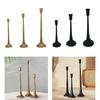 3x Taper Candle Holder Stable Base Retro Style Ornament Candle Stick Holder for Celebration Living Room Desktop Party Home Decor