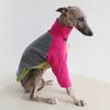 XS-2XL Frühling Weiche Baumwolle Hund Rollkragenpullover für Whippet & Greyhound 2-beinige Haustierkleidung Hemden Bodysuit