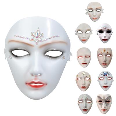 Masquerade Mask Beauty Mask Mechanical Full Face Mask Party Mask Halloween Cosplay Mask for Women Men Aesthetics Mask
