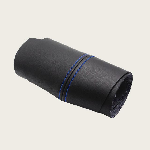 

ONLY 4-дверный кожаный чехол на подлокотник двери для VW Golf 4 MK4 Bora Jetta 1999-2005 автомобильный подлокотник двери аксессуары для кожи RHD Black -blue line