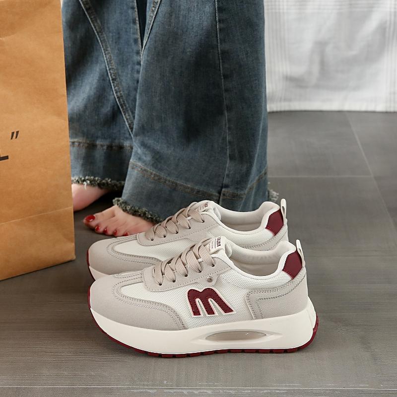 Fashion CRLAYDK Summer Womens Sneakers Walking Mesh Casual Tennis Lace Up Platform Ladies Shoes Comfortable Fashion Sport Trainers