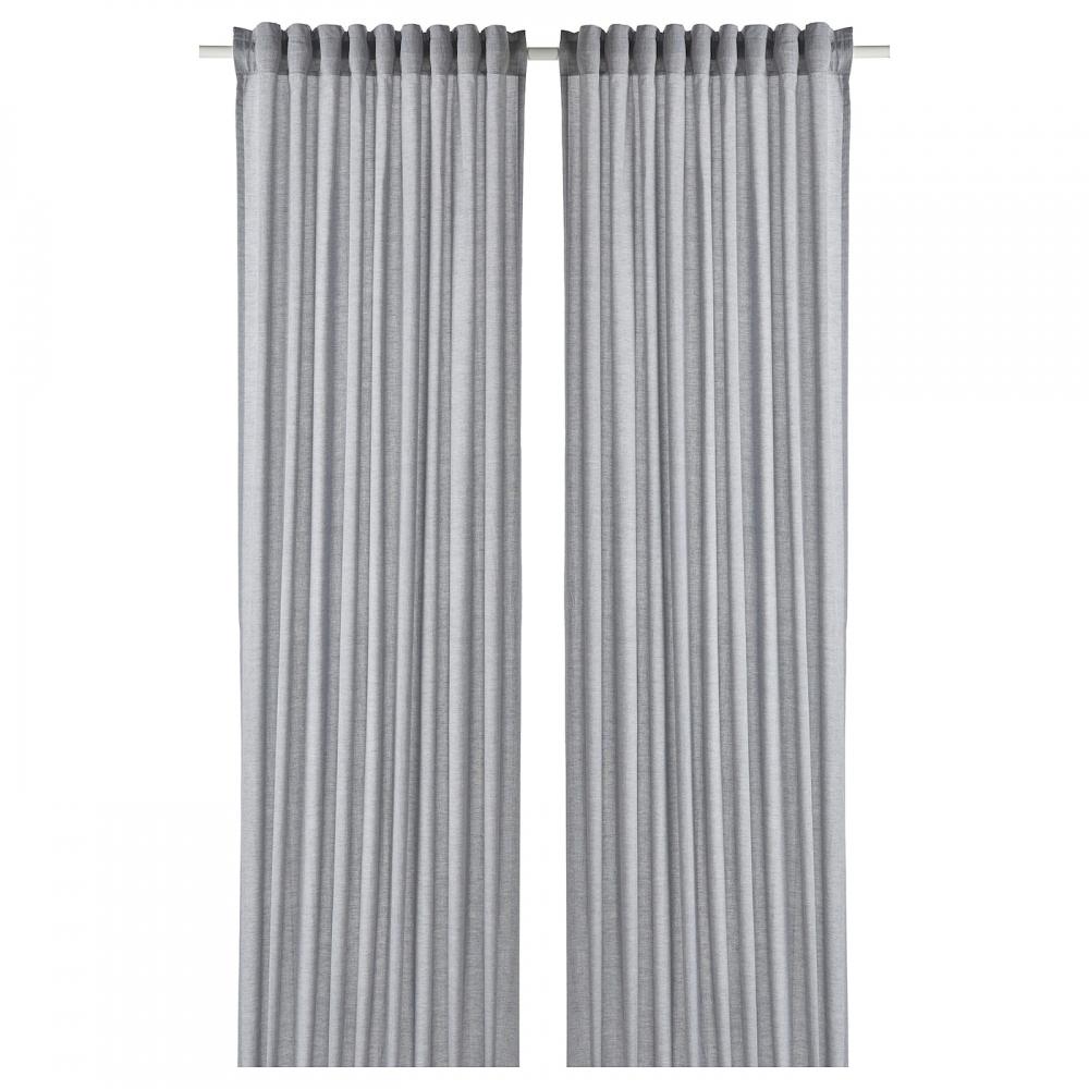 

ИКЕА ХАННАЛИЛЛ Гардины 1 пара темно-синие 145х250 см