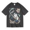Demon Slayer Fans T Shirt Men Cotton Hashibira Inosuke Anime Print Short Sleeve Streetwear Fashion Tops