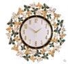 Enamel Butterfly Wall Clock Home Decoration Fashion European Light Luxury Creative Art Wall Decoration Living Room Decoration