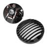 Motorcycle 5.75" 5 3/4" LED Headlight Grille Cover ABS Sportster XL 883 Iron 1200 2004+ Custom XL1200C 1200 Compatible