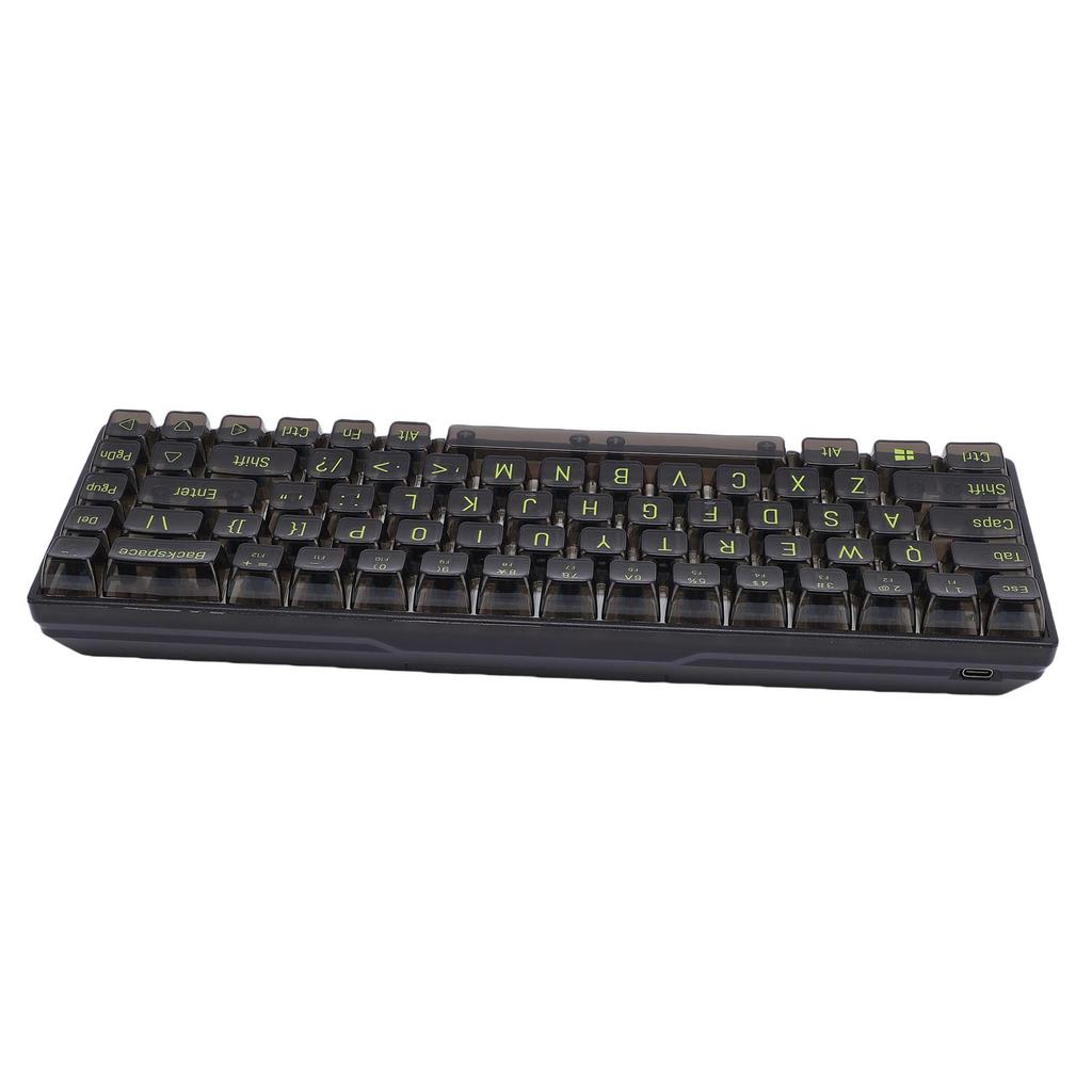 60% Mechanische Gaming-Tastatur 68 Tasten Anti-Ghosting RGB Kabelgebundene Tastatur für PC Laptop mit Blau