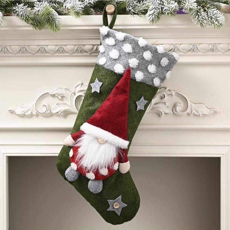 Christmas Socks Gift Bag Christmas Ornaments Children's Candy Bag Christmas Socks Gifts Candy Socks Pendant