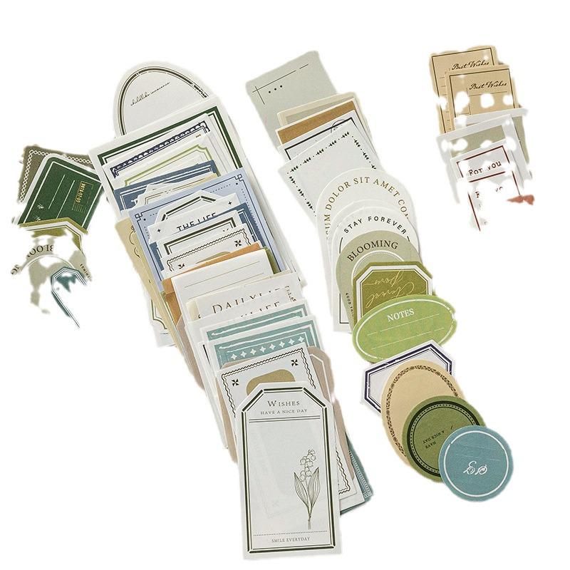 Retro Journal Collage Pack: 100 Sheets, 6 Styles Background Paper