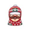 Novelty Old Man Face Ski 3D Full Print Full Face Winter Windproof, Sunglasses Not Included
