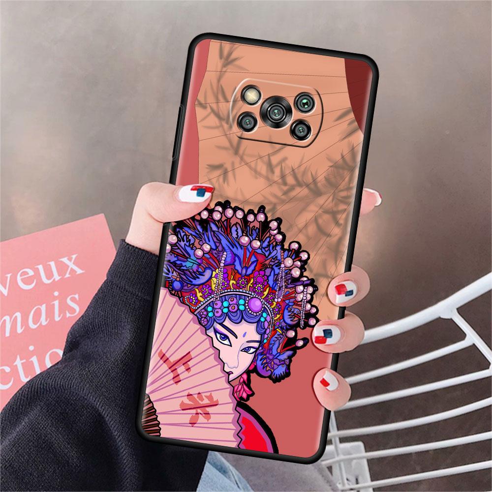 Case For Xiaomi Mi Poco X3 NFC X4 Pro F3 F4 GT M4 M3 F1 C40 11 Lite 11T Soft Silicone Funda Phone Cover Opera Retro Girl Shell