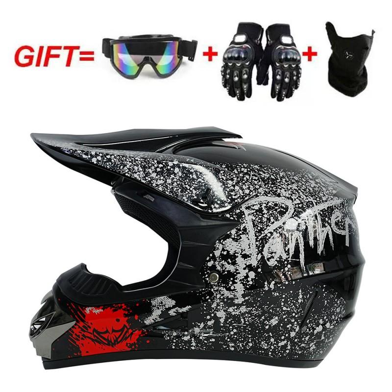 Full Face Motorcycle Helmet Men Women Adult Racing Off-Road Dirt Bike ATV Quad BMX Mountain Downhill