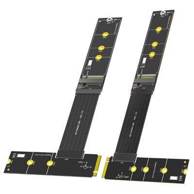 Гибкий кабель-адаптер M.2 PCIE4.0 30 см Поддерживает двойные протоколы Твердотельные накопители размеров 2230-2280 для нескольких систем