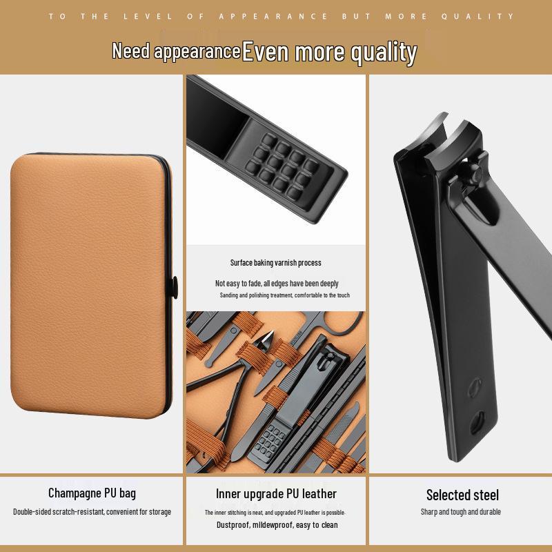 2025 Cross-Border Eagle Mouth Nail Clipper Set: 7-26 Piece Manicure Tool Kit