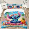 3pcs Beach Stitch Printed Quilt Set - Soft and Comfortable Quilt Cover for Bedroom, Guest Room and Dormitory Decorative Bedding Set 1 Duvet Cover