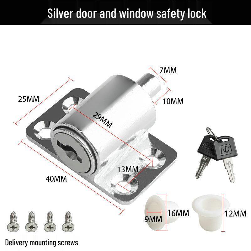 Child Safety Anti-Theft Window Lock for UPVC and Aluminum Sliding Doors