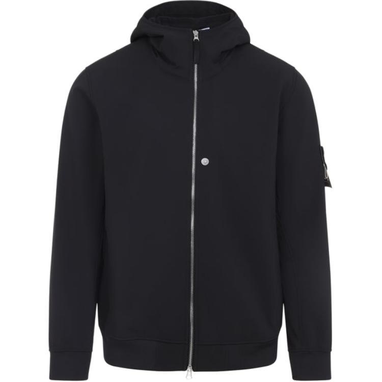 STONE ISLAND Logo Patch Zip Up