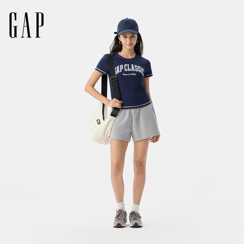 Gap Women's Logo Drawstring Knit Shorts