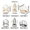 Iron Water Cup Drying Rack Gold/Black Glass Cup Drain Holder Durable Tea Cup Holder  for Home