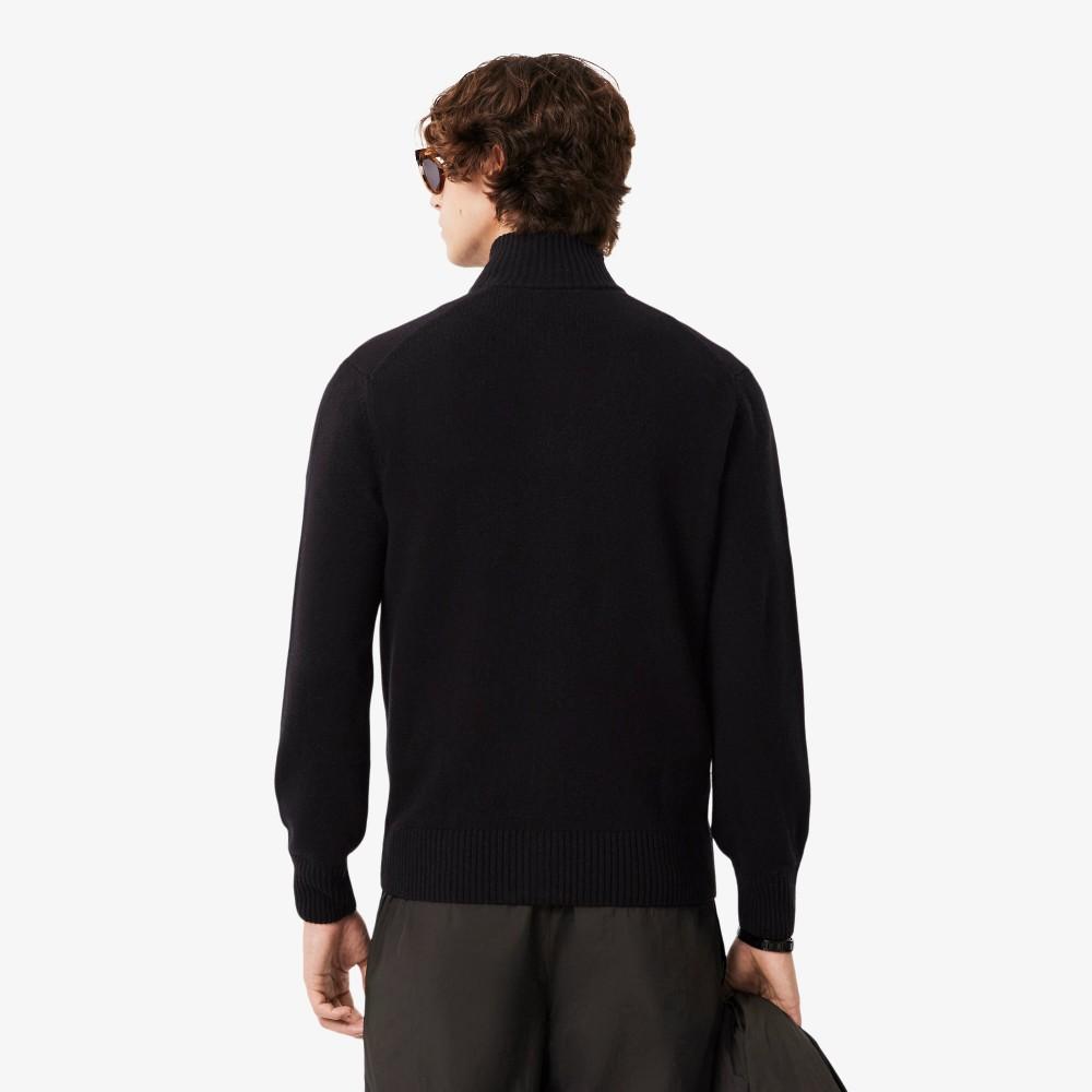 [Lacoste] Men's Wool Full-Zip Cardigan AH5181-55N031