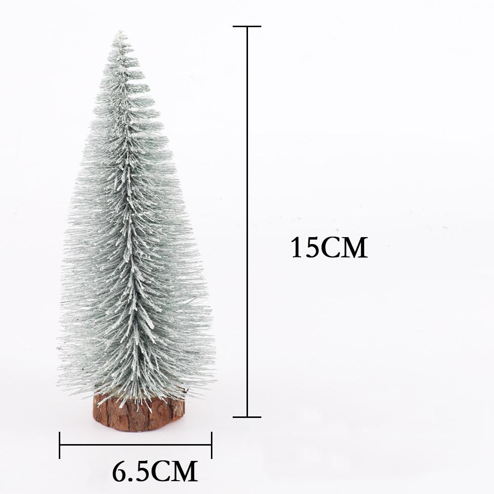 15/25cm Mini Christmas Tree Fake Pine Trees DIY Photo Prop for Home Decoration 2025 New Year Gift  DIY Craft Desktop Xmas Decor