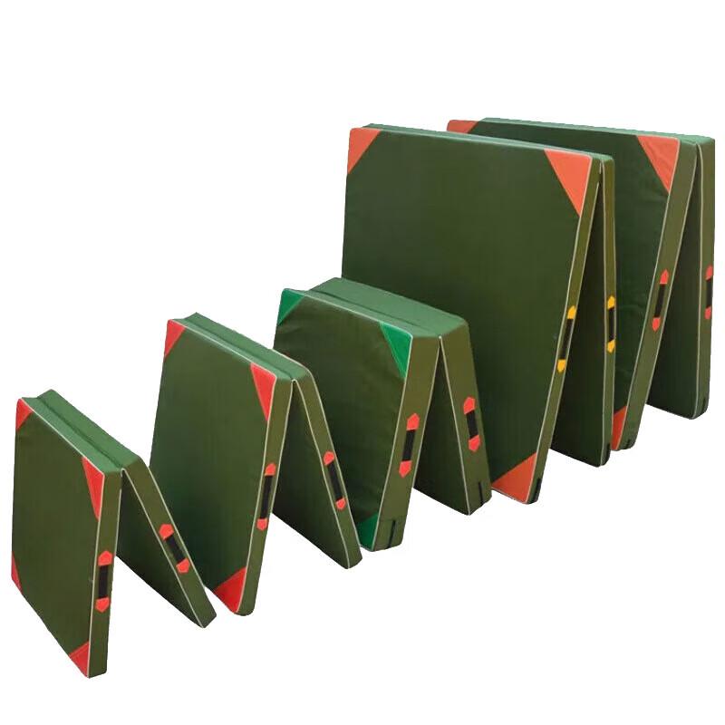 Складной холщовый гимнастический коврик Jingong для упражнений на пресс 100x50x5cm