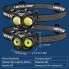 Super Bright USB Rechargeable Headlamp Waterproof Induction LED Head Headlight Ultralight Flashlight Fishing Head Torch Camping