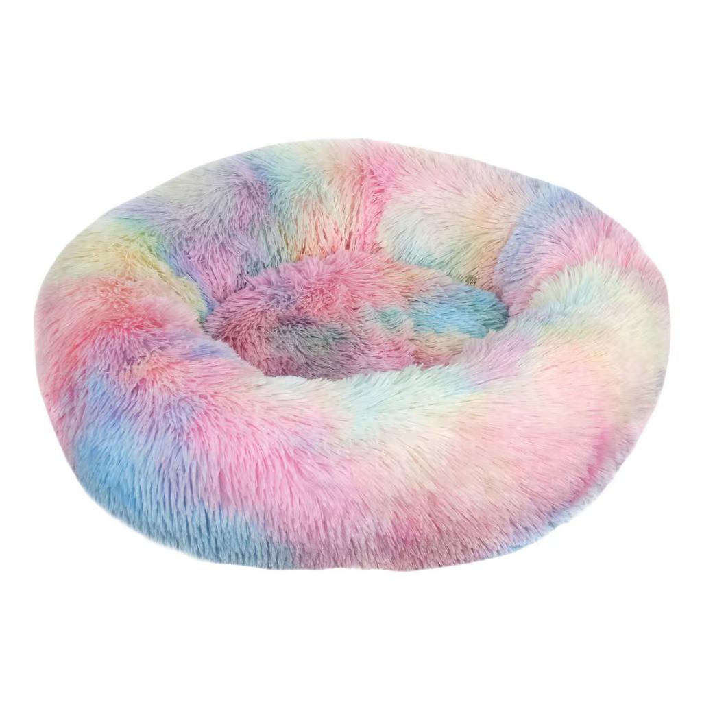 2021 Custom Modern Portable Cat & Dog Bed Indoor Eco-Friendly Fluffy Plush Soft Solid Pattern Camping Small Sizes
