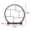 Antique Wood Display Stand And Ornate European Photo Frame Vintage Picture Rack for Desktop