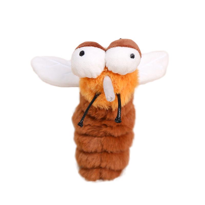 Realistic Insect Plush Toy Keychain Car Bag Pendant Creative Gift for Kids