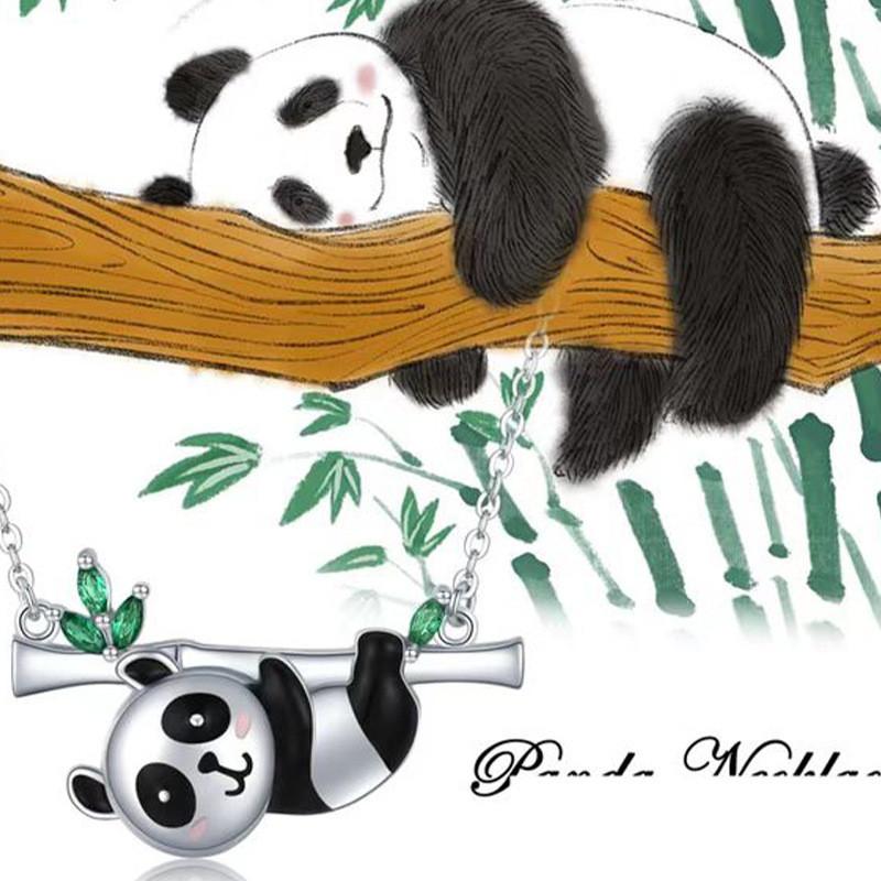 Trendy And Stylish Cross-border Panda Necklace For Women Unique Animal Pendant Gift
