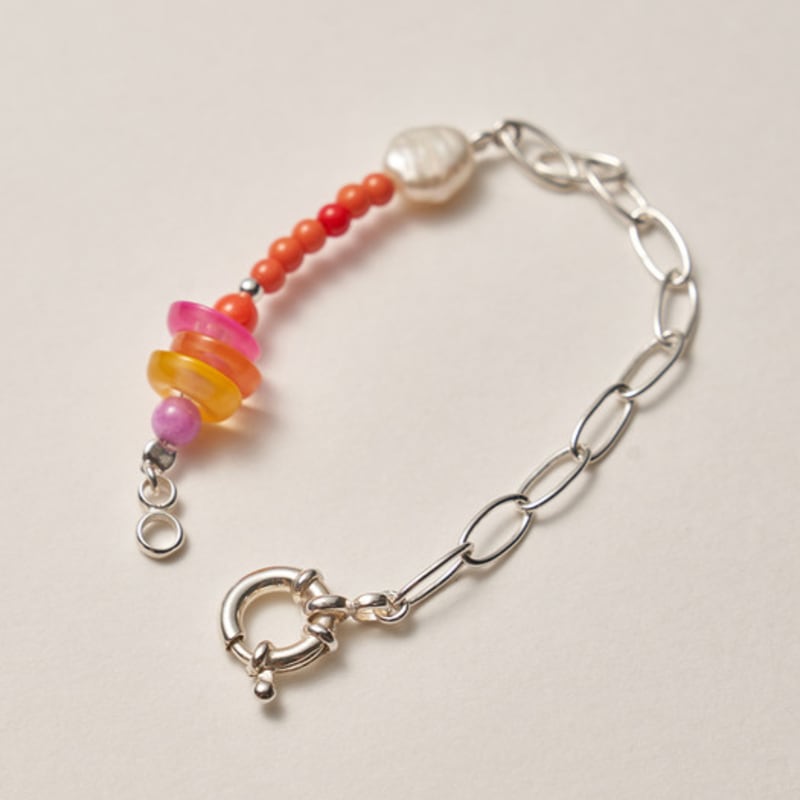 Liersi Clip Jane Beads Silver Bracelet