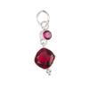 Pink Rubellite Gemstone 925 Sterling Silver Jewelry Handcrafted Pendant 1.60" PP-9-11
