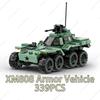 2024 Military Armored Car Building Block Set Infantry Fighting Vehicles Scale Model Modern Brick Kids  Children Toys  Playsets for kids