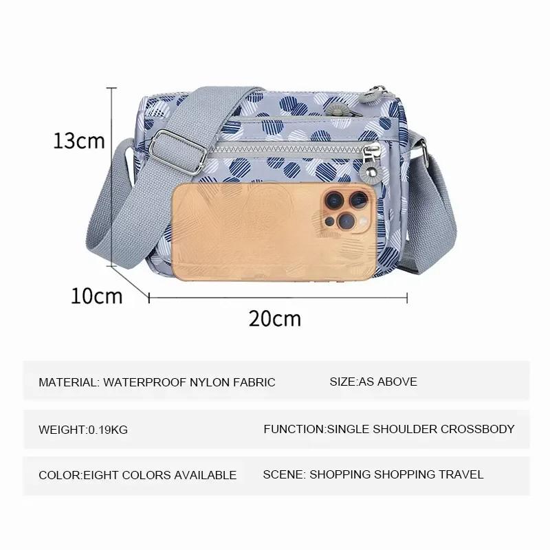 Women Crossbody Bag Large Capacity Waterproof Shoulder Bags for Girls Multifunctional Outdoor Travel Bags