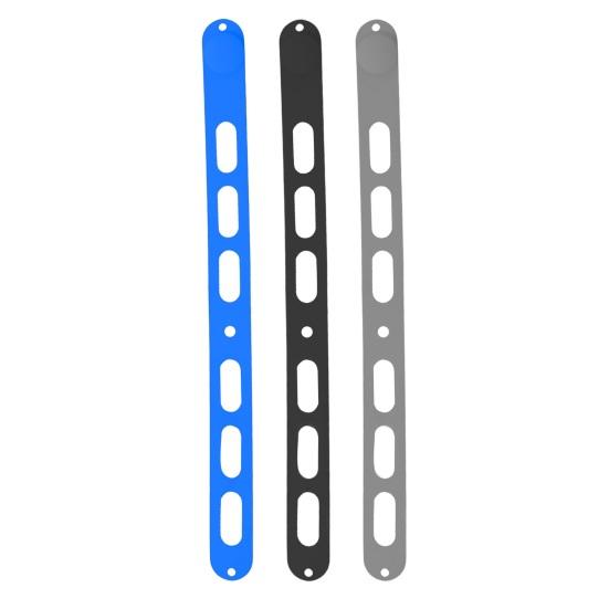 

3/4 шт. Ремінець для кришки каструлі, регульовані силіконові стрічки, розтяжні, самоблокуючі, безпечні для посудомийної машини, без BPA, стрічка для фіксації кришки A